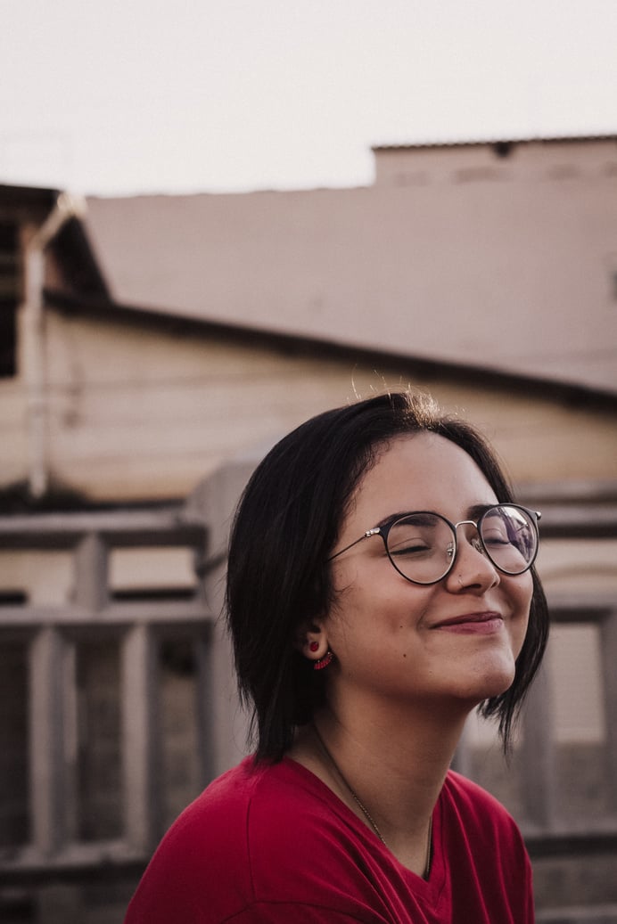 Women's Black Framed Eyeglasses